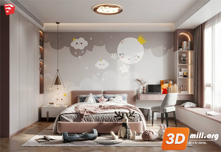 Children Room Scenes Skp FIles 